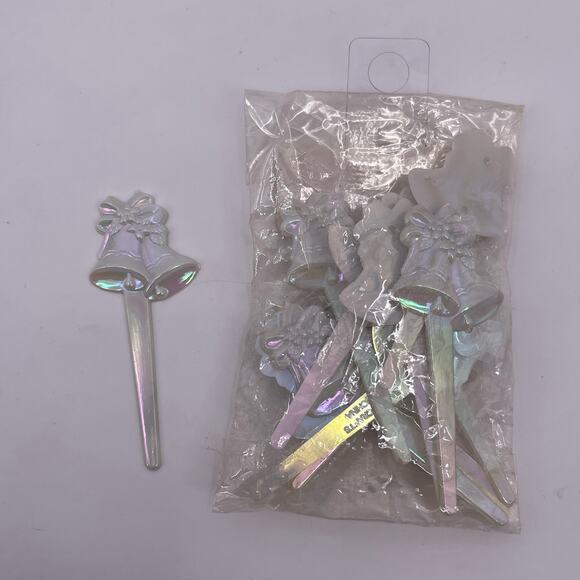 94 Vintage Cupcake Cake Toppers Happy Birthday Best Wishes Bells ABC Hat Candle - Picture 7 of 9